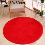 Tapis Rond KSolid, Tapis Doux en Polaire Antidérapant pour Chambre d'Enfant, Diamètre : 80 cm, Diamètre : 100 cm, Diamètre : 120 cm