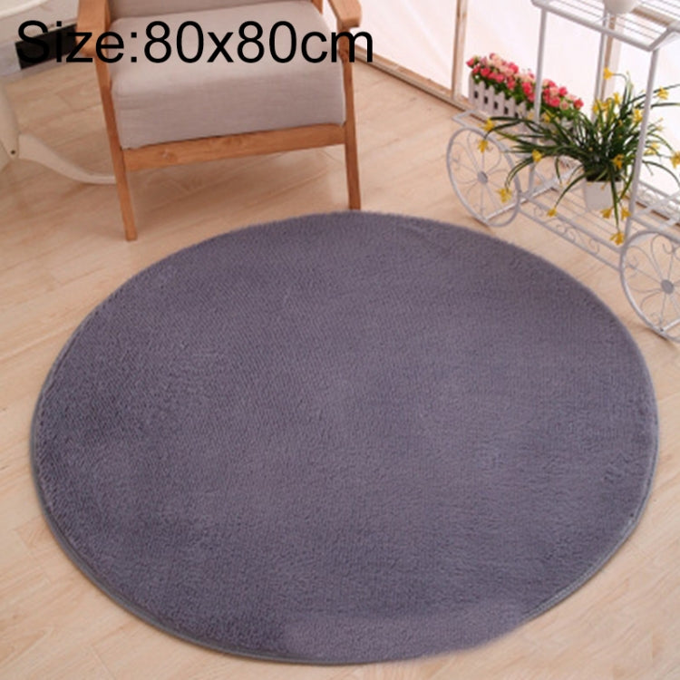 Tapis Rond KSolid, Tapis Doux en Polaire Antidérapant pour Chambre d'Enfant, Diamètre : 80 cm, Diamètre : 100 cm, Diamètre : 120 cm