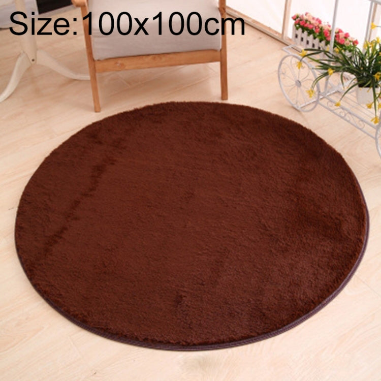 Tapis Rond KSolid, Tapis Doux en Polaire Antidérapant pour Chambre d'Enfant, Diamètre : 80 cm, Diamètre : 100 cm, Diamètre : 120 cm