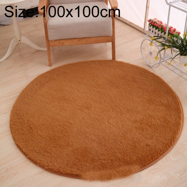 Tapis Rond KSolid, Tapis Doux en Polaire Antidérapant pour Chambre d'Enfant, Diamètre : 80 cm, Diamètre : 100 cm, Diamètre : 120 cm