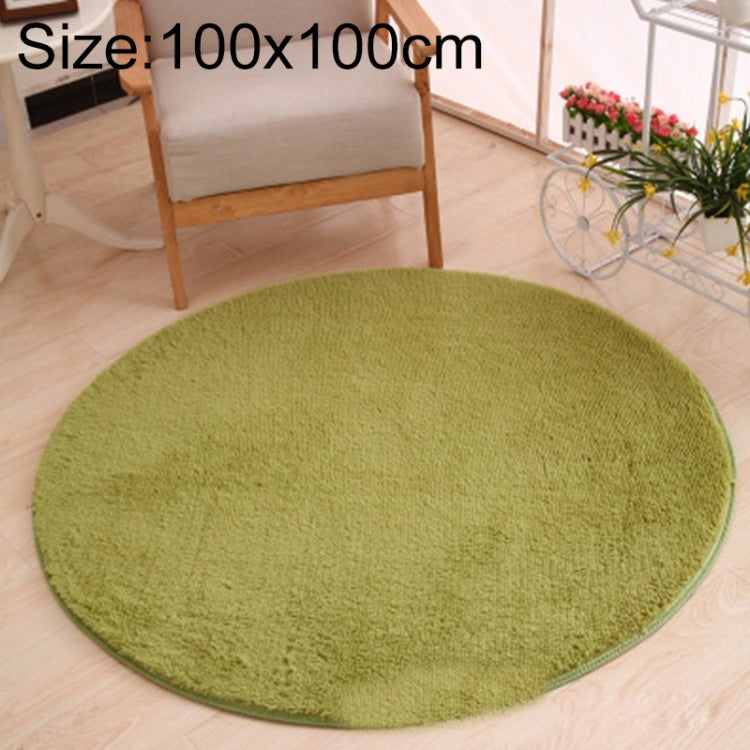 Tapis Rond KSolid, Tapis Doux en Polaire Antidérapant pour Chambre d'Enfant, Diamètre : 80 cm, Diamètre : 100 cm, Diamètre : 120 cm