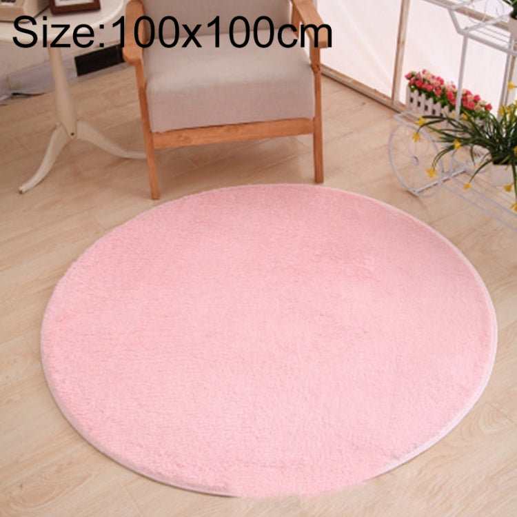 Tapis Rond KSolid, Tapis Doux en Polaire Antidérapant pour Chambre d'Enfant, Diamètre : 80 cm, Diamètre : 100 cm, Diamètre : 120 cm
