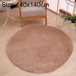 Tapis rond doux en polaire antidérapant KSolid pour chambre d'enfant, Diamètre : 140 cm, Diamètre : 160 cm