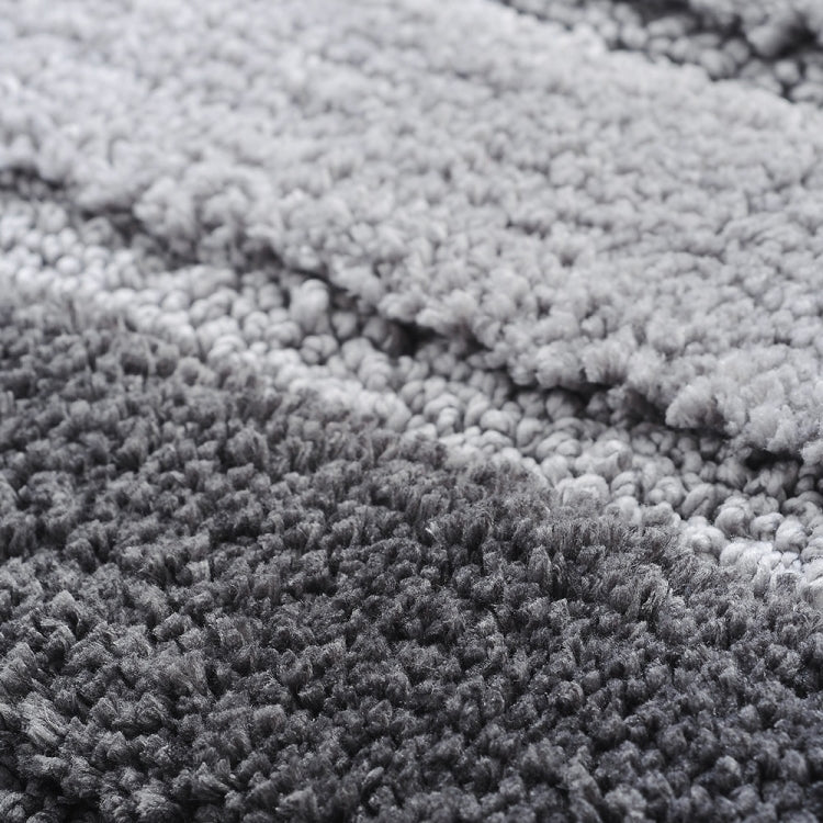 Tapis de sol antidérapant en microfibre à rayures pour salle de bain ou cuisine, 46x71cm, 51x81.5cm