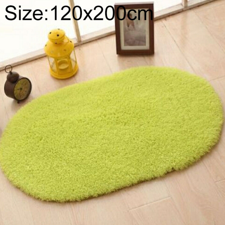 Tapis en fausse fourrure antidérapant uni pour salle de bain, tapis de porte de chambre d'enfant, ovale, pour chambre à coucher et salon, 80x200cm, 120x200cm, 140x200cm, 160x230cm