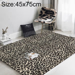 Tapis de salon imprimé léopard tendance, 40x60cm, 45x75cm, 60x90cm, 40x120cm, 80x120cm, 80x160cm, 100x160cm, 120x160cm, 150x200cm, 160x230cm
