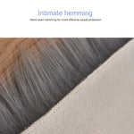Tapis en imitation laine créative double cœur pour canapé, coussin en peluche pour chambre et salon, 35x70 cm, 60x120 cm