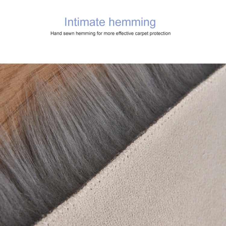 Tapis en imitation laine créative double cœur pour canapé, coussin en peluche pour chambre et salon, 35x70 cm, 60x120 cm