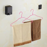 Corde à linge escamotable d'intérieur et d'extérieur pour étendoir à linge mural magique de balcon et de salle de bain, noire