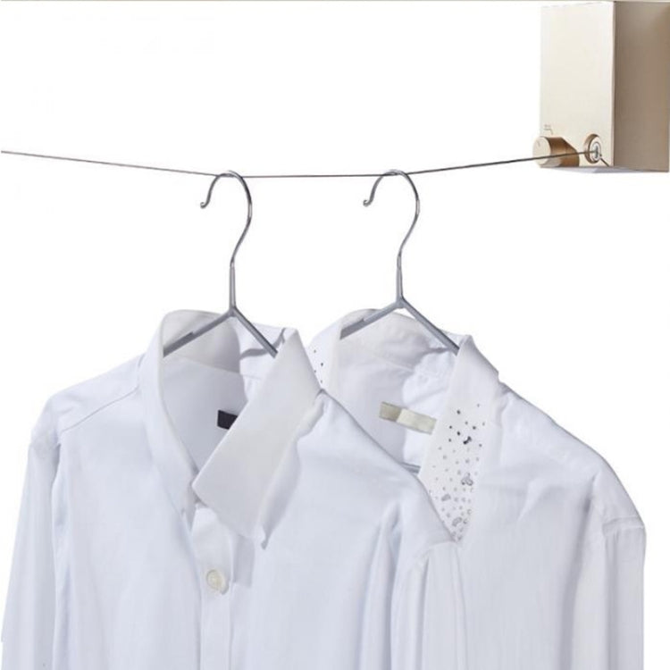 Corde à linge escamotable d'intérieur et d'extérieur pour étendoir à linge mural magique de balcon et de salle de bain, noire