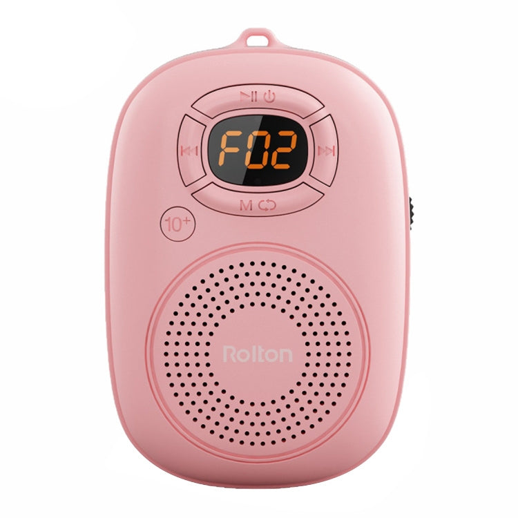 Enceinte Bluetooth sans fil portable Rolton E200 pour téléphone mobile, petit subwoofer audio extérieur, rose, bleu, noir