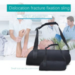 Écharpe de bras post-opératoire multifonctionnelle pour l'avant-bras et le cou, bracelet de fixation pour fracture du bras, S Noir, M Noir, L Noir