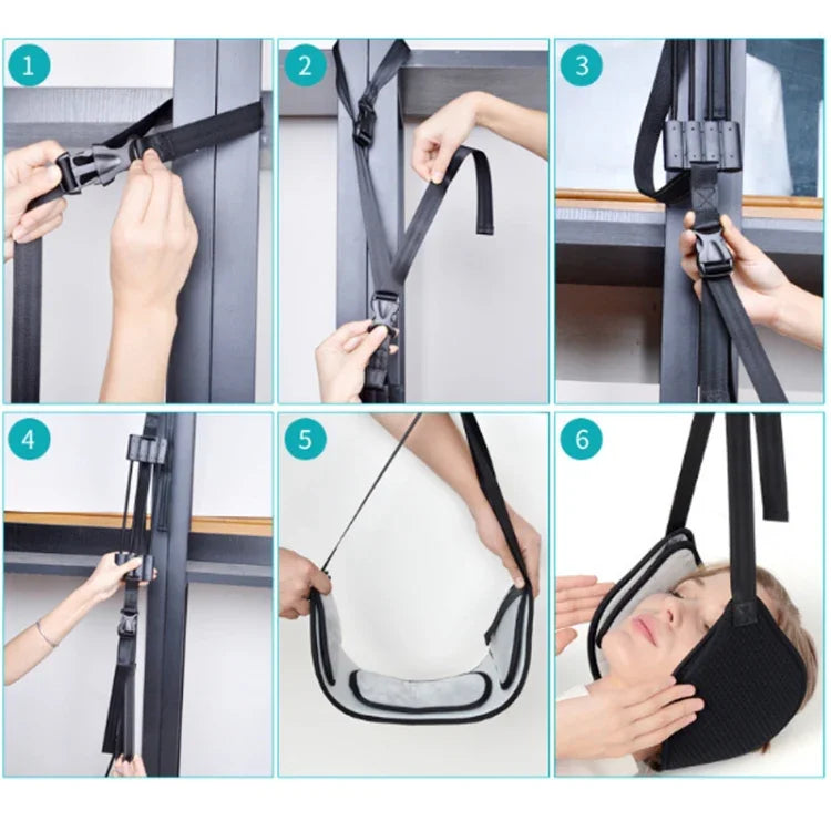 Civière de cou apaisante pour la fatigue, Hamac cervical, Ancien hamac + Masque pour les yeux + Sac de transport, Nouveau hamac + Masque pour les yeux + Sac de transport