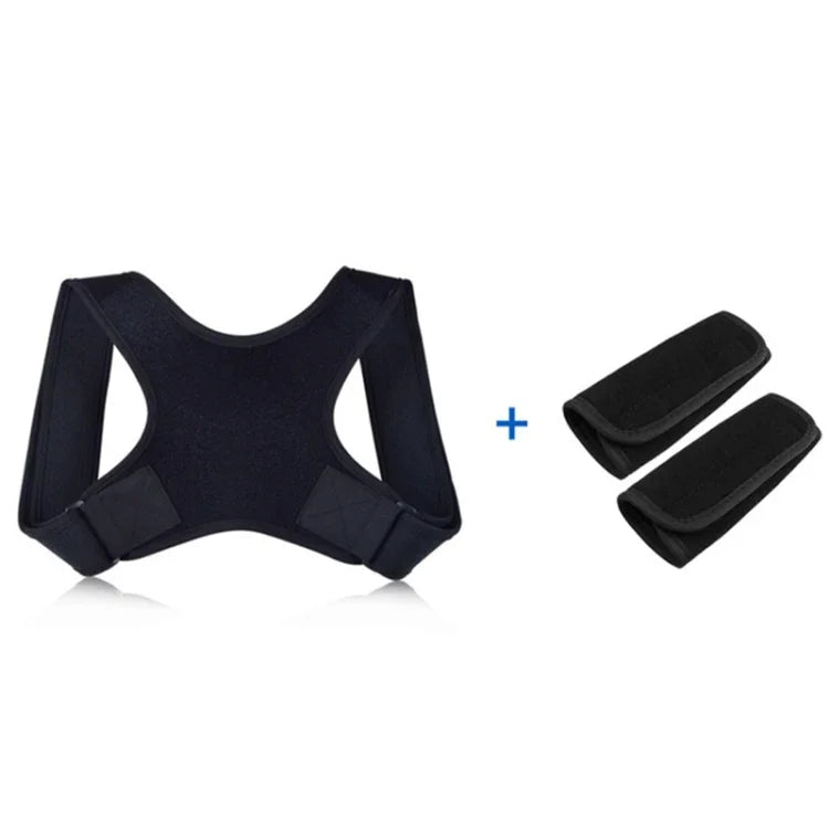 Sangle correctrice de dos invisible, réglable et respirante, avec bandoulière, taille unique