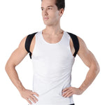 Sangle correctrice de dos invisible, réglable et respirante, avec bandoulière, taille unique