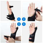 WOOTSHU WT-Y881 Attelle de poignet pour ténosynovite, entorse du pouce, protecteur de fracture, poignet