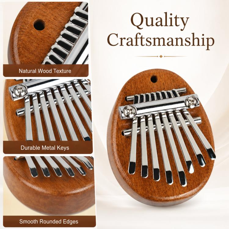 Mini-instrument Carimba pour piano à pouce à 8 notes