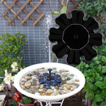 Fontaine flottante à pétales solaire Fontaine de jardin pour étang, Fontaine à pétales solaire