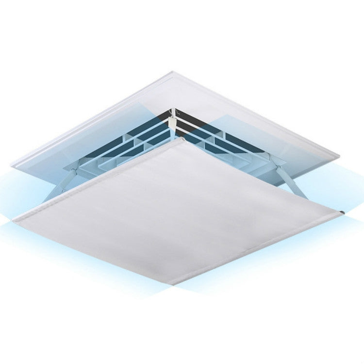 Pare-brise mural anti-souffle direct pour climatiseur central, 45x45cm, 60x60cm