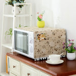 Housse de protection anti-poussière universelle en coton et lin pour micro-ondes, 30x90cm