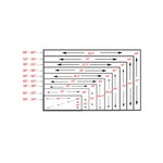 Housse de protection universelle étanche et anti-poussière pour TV d'extérieur, 20-24 pouces, 30-32 pouces, 36-38 pouces, 40-42 pouces, 46-48 pouces, 50-52 pouces, 52-55 pouces