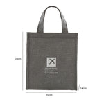 Sac de rangement isotherme portable pour déjeuner et pique-nique, S 20x23x14cm
