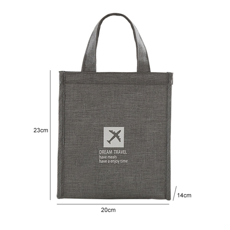 Sac de rangement isotherme portable pour déjeuner et pique-nique, S 20x23x14cm