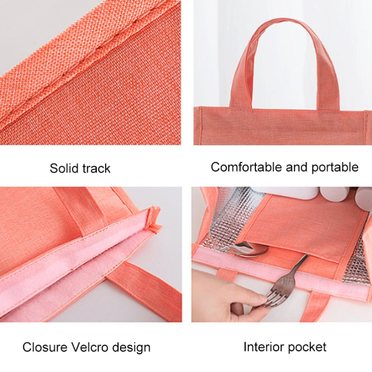 Sac de rangement isotherme portable pour déjeuner et pique-nique, S 20x23x14cm