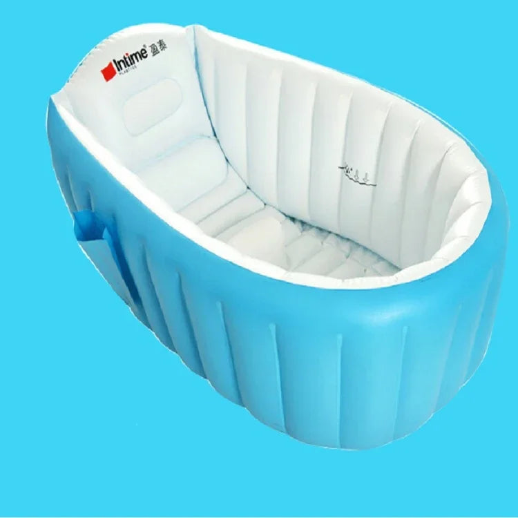 Baignoire Bébé Enfants Baignoire Portable Gonflable Dessin Animé Épaississant Bassin de Lavage Nouveau-nés Garder au Chaud Piscine