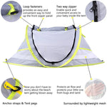 Moustiquaire de voyage ultraléger Wei tente de plage portable pour bébé
