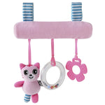 Pendentif Animal de Dessin Animé pour Poussette Bébé, Ornement de Berceau, Hochet Suspendu