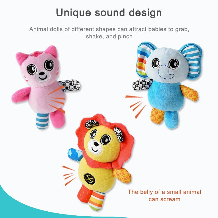 Pendentif Animal de Dessin Animé pour Poussette Bébé, Ornement de Berceau, Hochet Suspendu