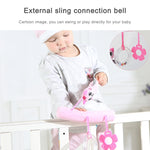 Pendentif Animal de Dessin Animé pour Poussette Bébé, Ornement de Berceau, Hochet Suspendu
