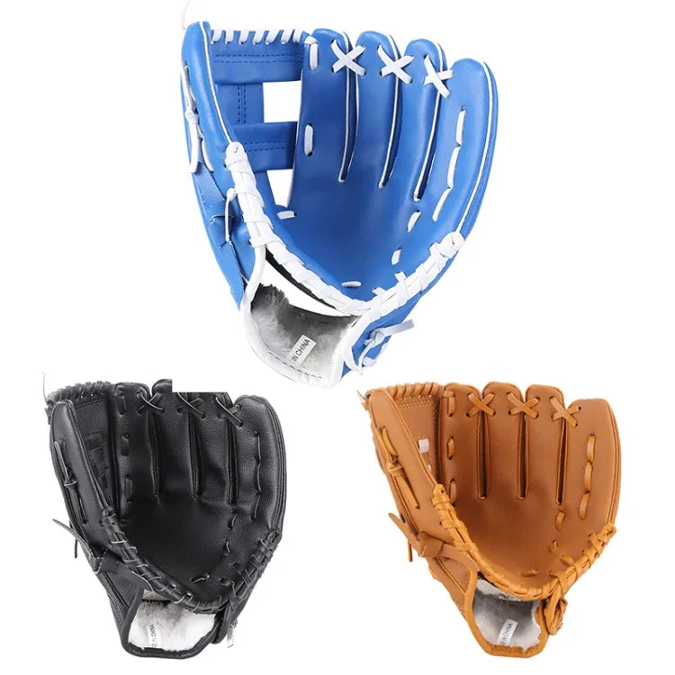 Gants de baseball en cuir PVC pour l'extérieur, 10,5 pouces, 11,5 pouces, 12,5 pouces
