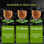 Gants de baseball en cuir PVC pour l'extérieur, 10,5 pouces, 11,5 pouces, 12,5 pouces