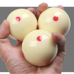 6 billes de billard standard à points rouges, diamètre : 57,2mm
