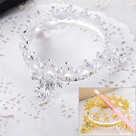 Support pour brosse à ongles Portable Pearls Rack Crown Nouveauté Outils en alliage Support de stylo de manucure