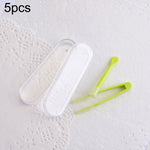 Kit de voyage 5 pièces portable avec pince et bâtonnets spéciaux pour lentilles de contact