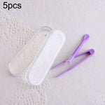 Kit de voyage 5 pièces portable avec pince et bâtonnets spéciaux pour lentilles de contact