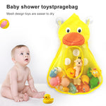 Organisateur de rangement de jouets de douche de bébé, ensemble de rangement de jouets en maille pour salle de bain, lapin, grenouille, canard, ours