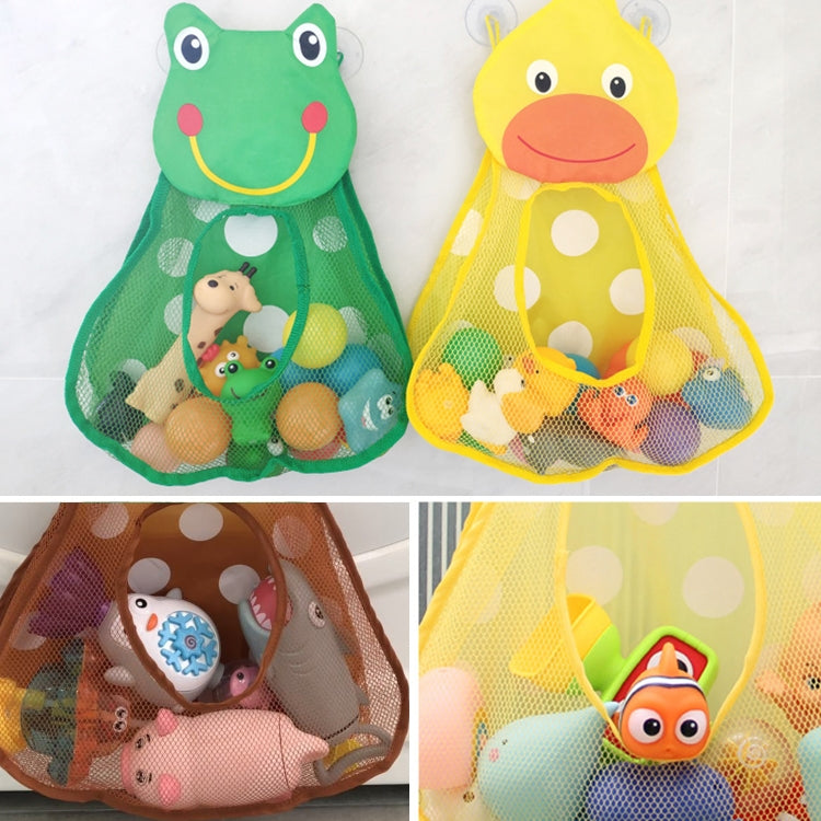 Organisateur de rangement de jouets de douche de bébé, ensemble de rangement de jouets en maille pour salle de bain, lapin, grenouille, canard, ours