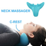Oreiller de massage par acupression C-Rest pour cou, cervicales, épaules, relaxant musculaire, oreiller en mousse à mémoire de forme haute densité, outils C-Rest