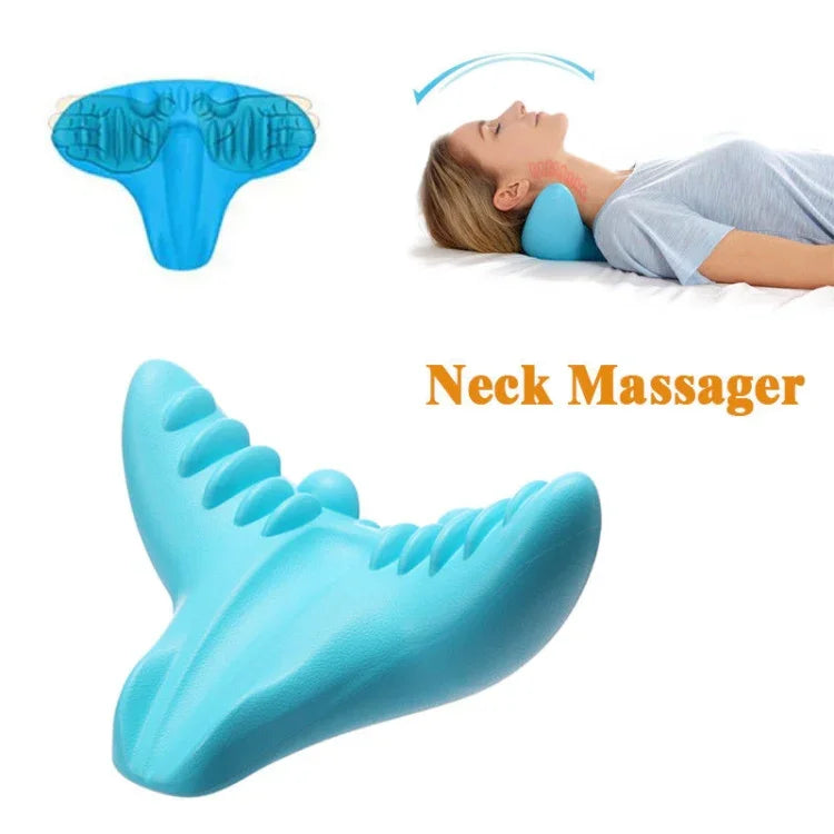 Oreiller de massage par acupression C-Rest pour cou, cervicales, épaules, relaxant musculaire, oreiller en mousse à mémoire de forme haute densité, outils C-Rest