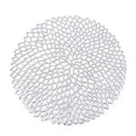 Napperons de table, tapis de bol, décorations pour la maison, sous-plats de table à manger en PVC, plastique creux, isolation ronde, baroque méditerranéen