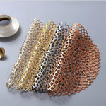 Napperons de table, tapis de bol, décorations pour la maison, sous-plats de table à manger en PVC, plastique creux, isolation ronde, baroque méditerranéen
