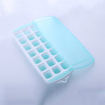 Moule à glaçons maison avec couvercle 21 grilles (rose), 21 grilles (bleu), 21 grilles (vert) pour l'été