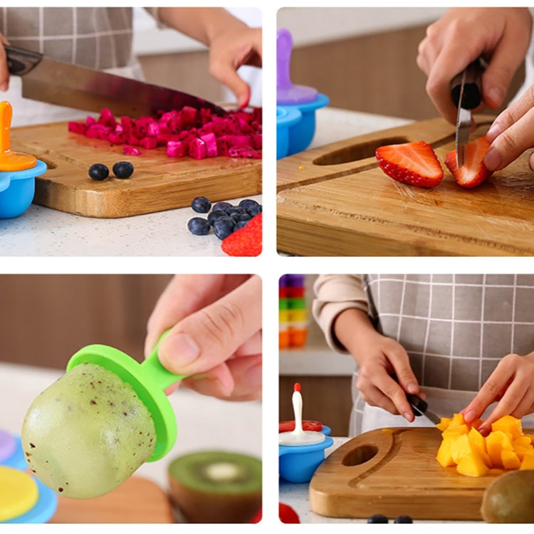 Moule à sucettes glacées en silicone, mini-boules de crème glacée, outils de fabrication de sucettes, moules à sucettes glacées, outils de supplément alimentaire pour bébé à faire soi-même.