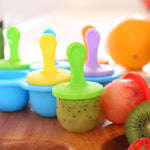Moule à sucettes glacées en silicone, mini-boules de crème glacée, outils de fabrication de sucettes, moules à sucettes glacées, outils de supplément alimentaire pour bébé à faire soi-même.