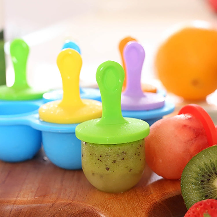 Moule à sucettes glacées en silicone, mini-boules de crème glacée, outils de fabrication de sucettes, moules à sucettes glacées, outils de supplément alimentaire pour bébé à faire soi-même.