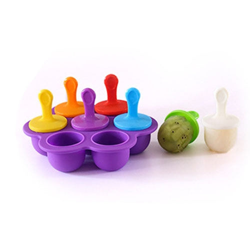 Moule à sucettes glacées en silicone, mini-boules de crème glacée, outils de fabrication de sucettes, moules à sucettes glacées, outils de supplément alimentaire pour bébé à faire soi-même.